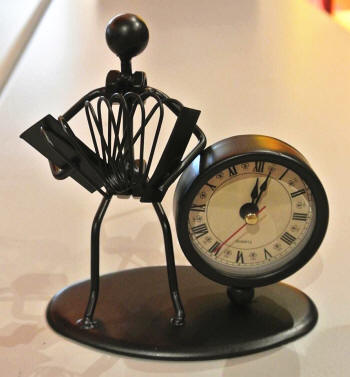 Accordion Dude Clock